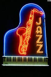 Jazz club sign